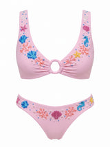 Oceanus Pearl Tide Multi-color Bikini Bottom