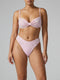 Ophelia Hand Embroidered Bikini Bottom Pink