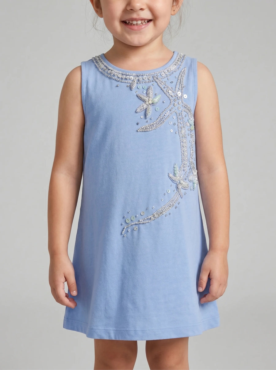 Selene Sleeveless Kids Dress