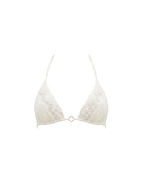 Wave Bikini Top White