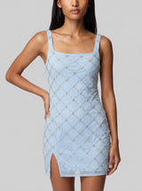 Sofia Arabella Blue Mini Dress