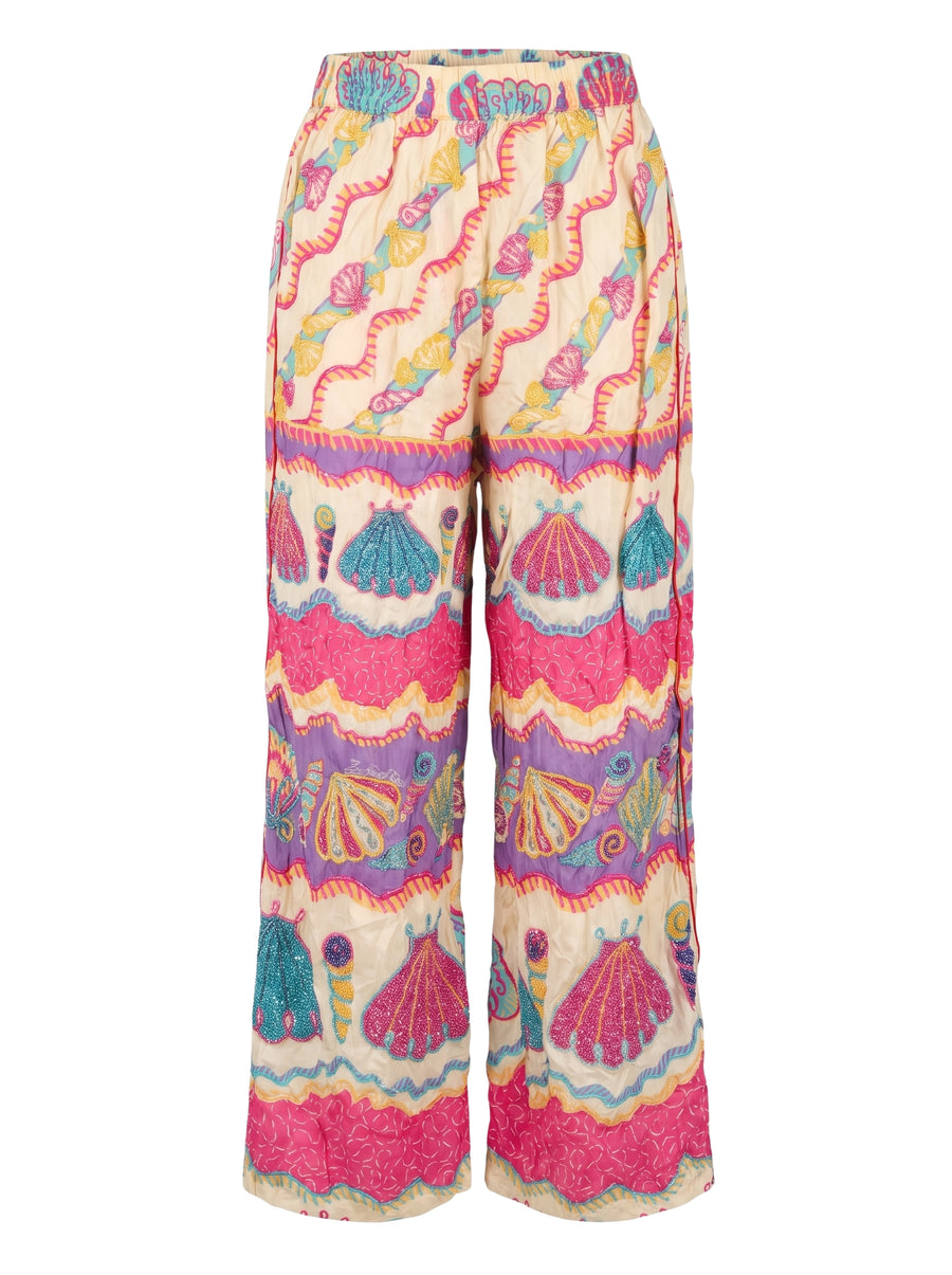 Shell Reverie Pink Multi Trousers