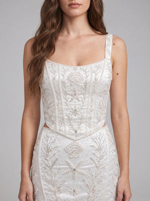 White Starfish Co-ord Top