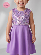 Oceanus | Disney Kids Pearl of Ursula Purple Dress