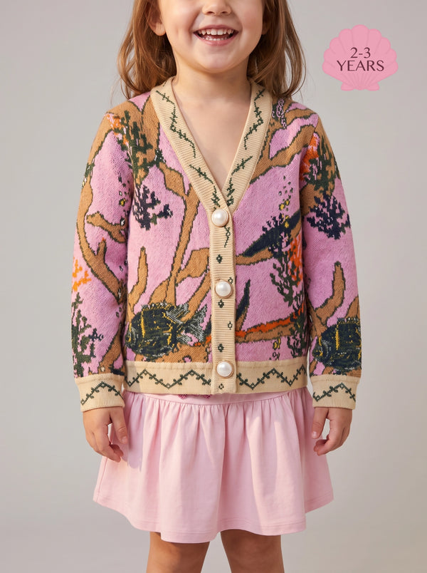 Bonnie Kids Pink Cardigan