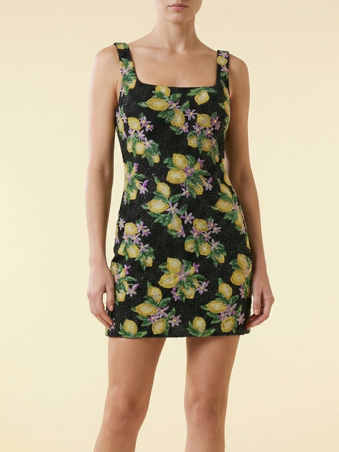 Lemon Blossom Mini Dress