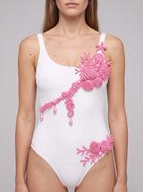 Pearl Reef Asymmetric Multi Colour Swimsuit