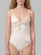 Pearl Reef Triangle Nude Swimsuit