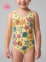 Under the Sea Kids Citrus Swimsuit
