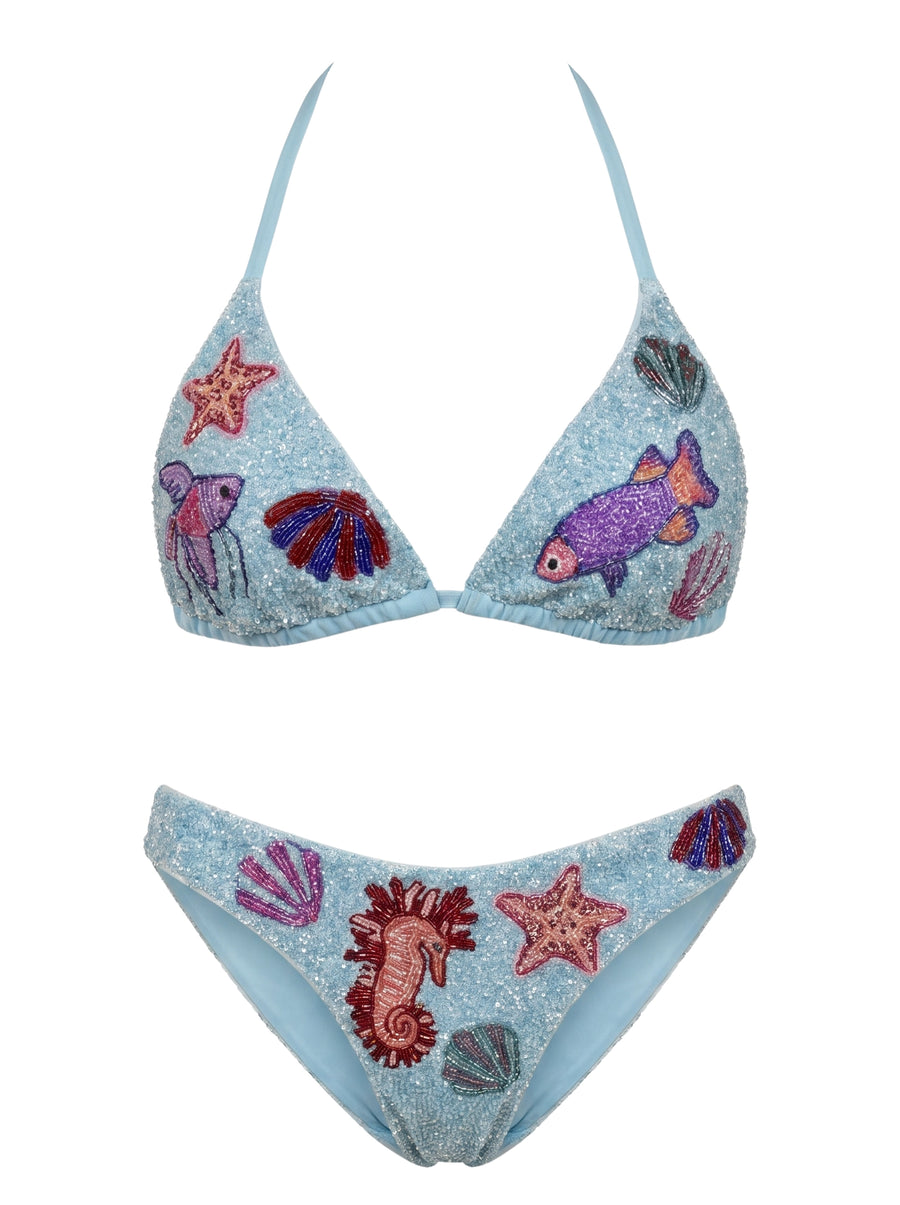 سمراء Samaraa Blue Bikini Bottom