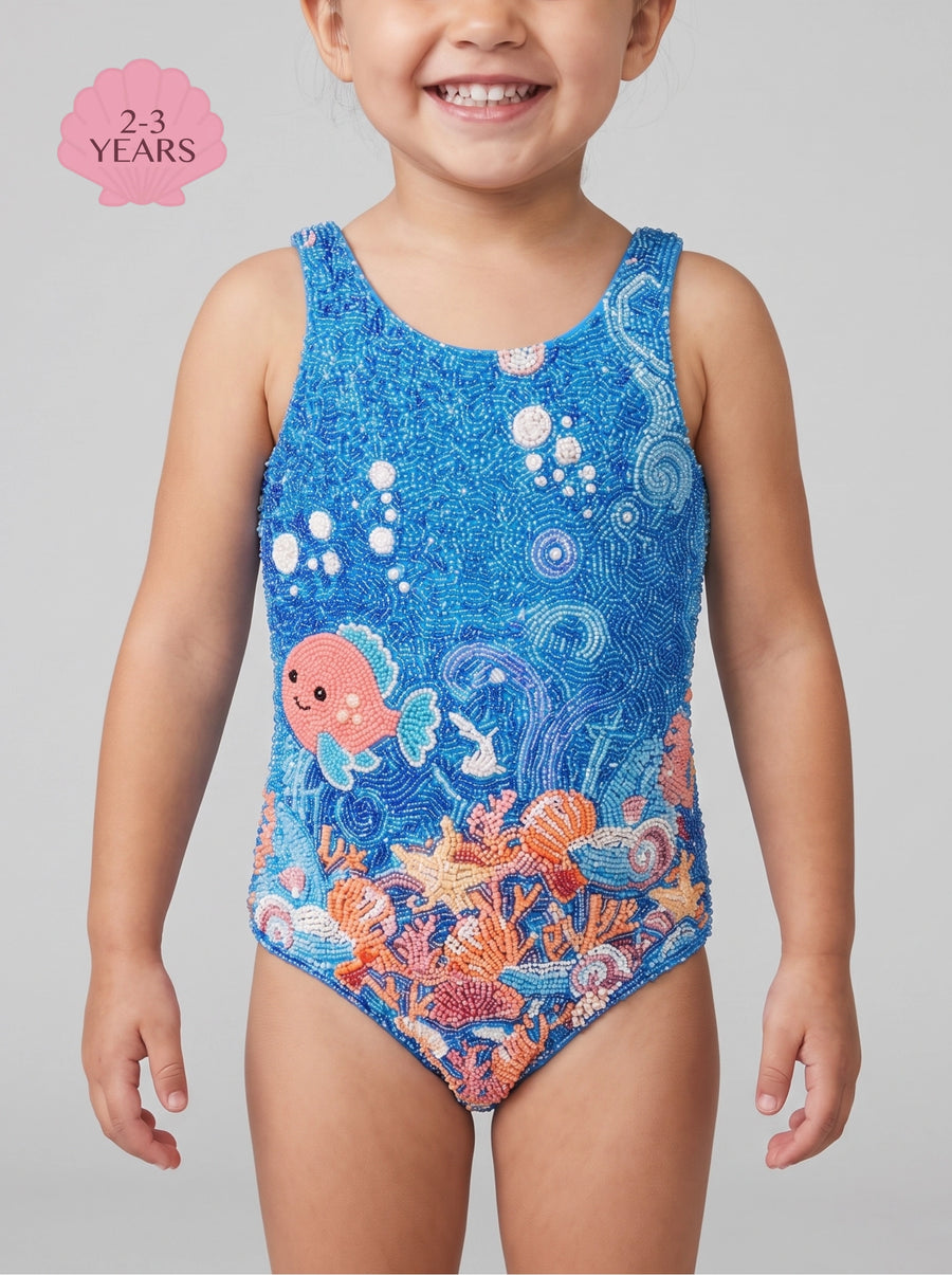 Mystic Shores Kids Blue Swimsuit