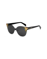 Oceanus x SOJOS Glowheart Sunglasses Black - Oceanus Swimwear