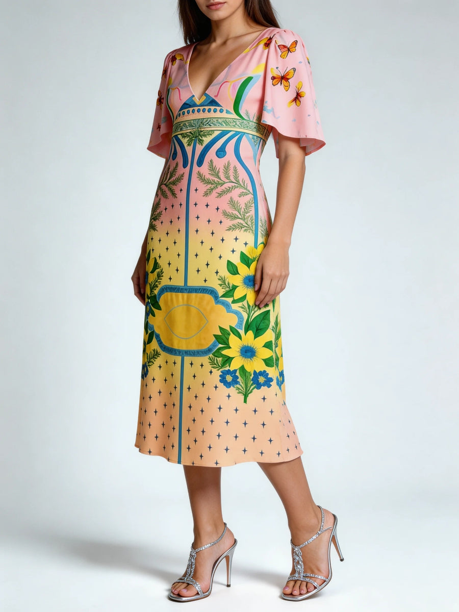 Camile V Shaped Dress