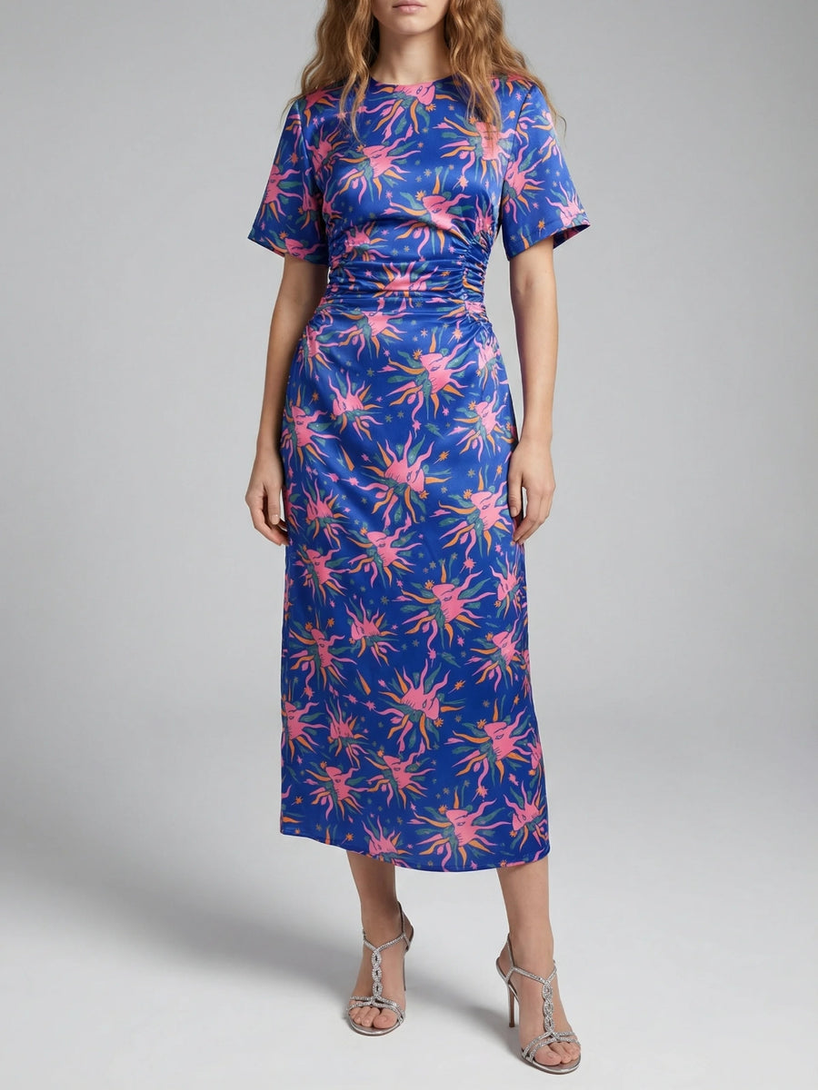 Daphne Rose Blue Vintage Dress