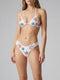Marissa Hand Embroidered Luxe Bikini Bottom- White