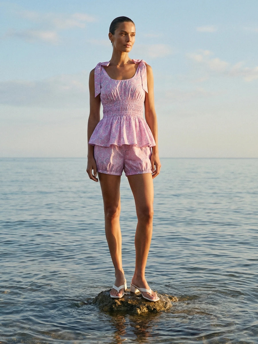 Oceanus x It's 9pm Belle Pink Shell Set
