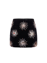 Callie Co-ord Luxe Mini Skirt Black