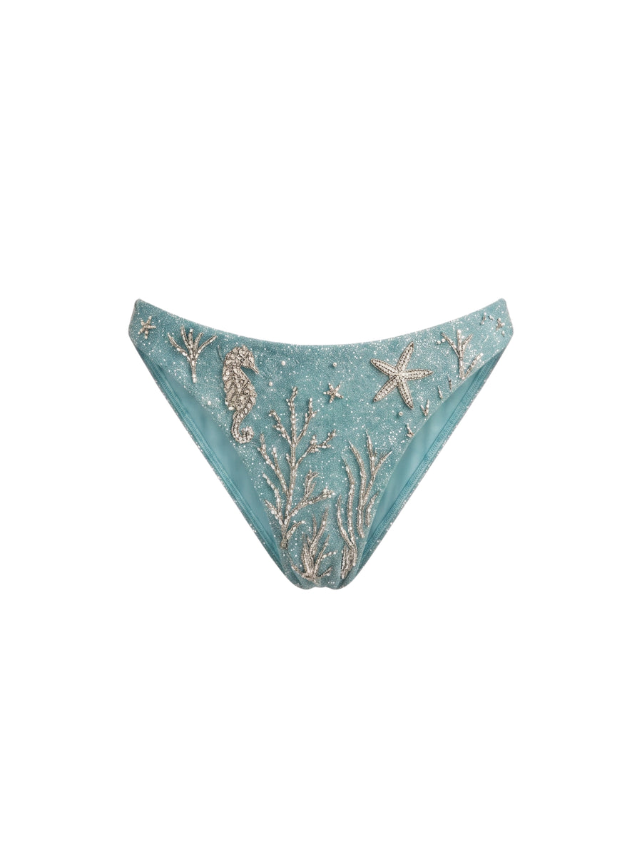 Ocean Starfish Green Bikini Bottom