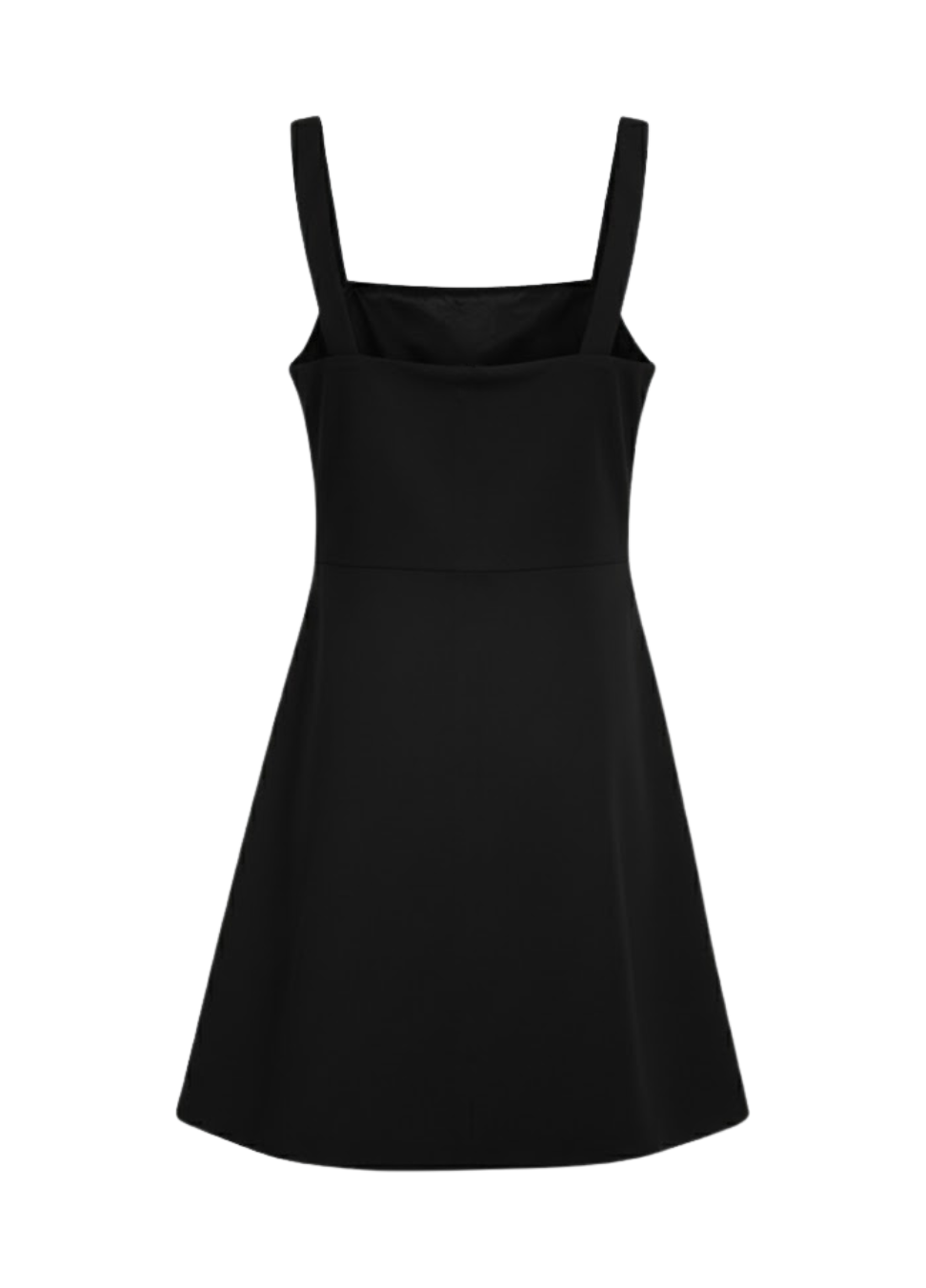 Aurelia Embroidered Luxury Mini Dress Black