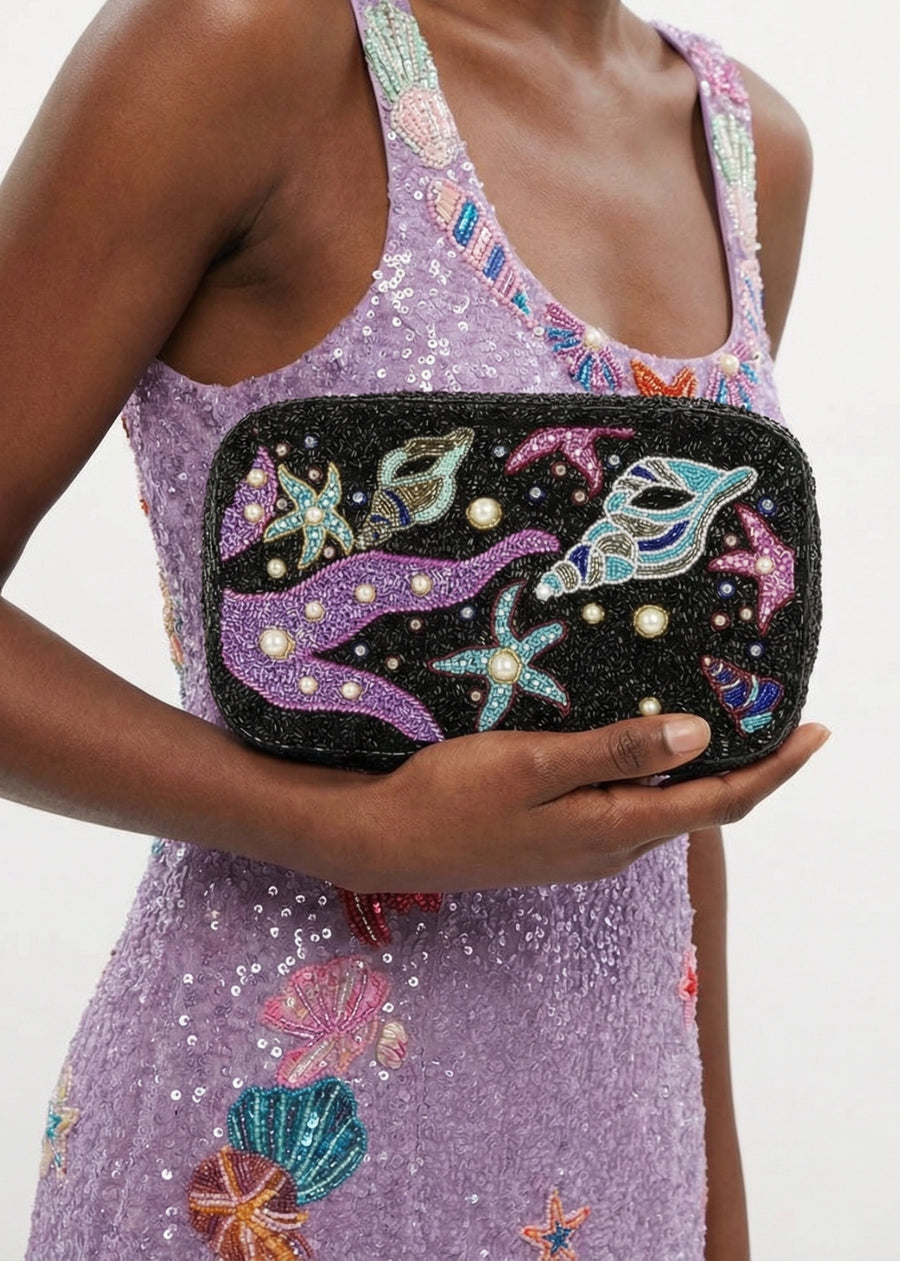 Gilded Coast Pouch - Black