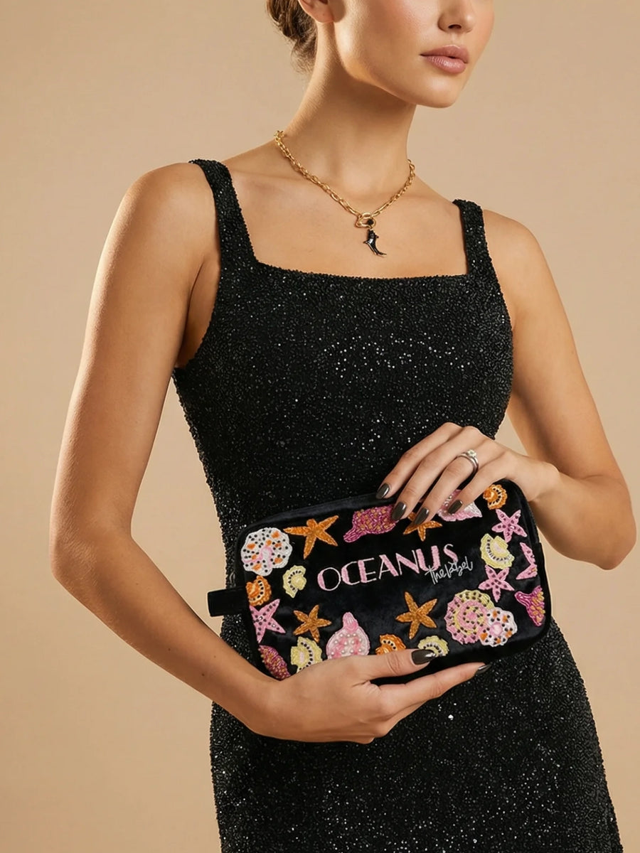 Oceanus Sea Treasure Beaded Bag