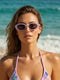 Oceanus x SOJOS Veronica Sunglasses Purple