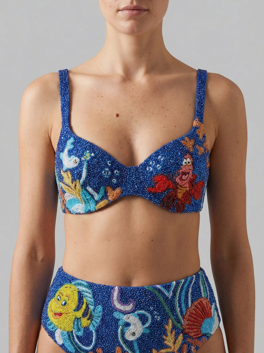 Disney Oceanus Mystic Shores Fully Beaded Bikini Bottom