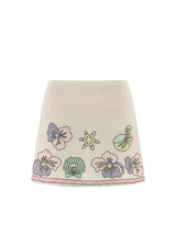 Tallulah Crystal Co-Ord Mini Skirt Multi Colour