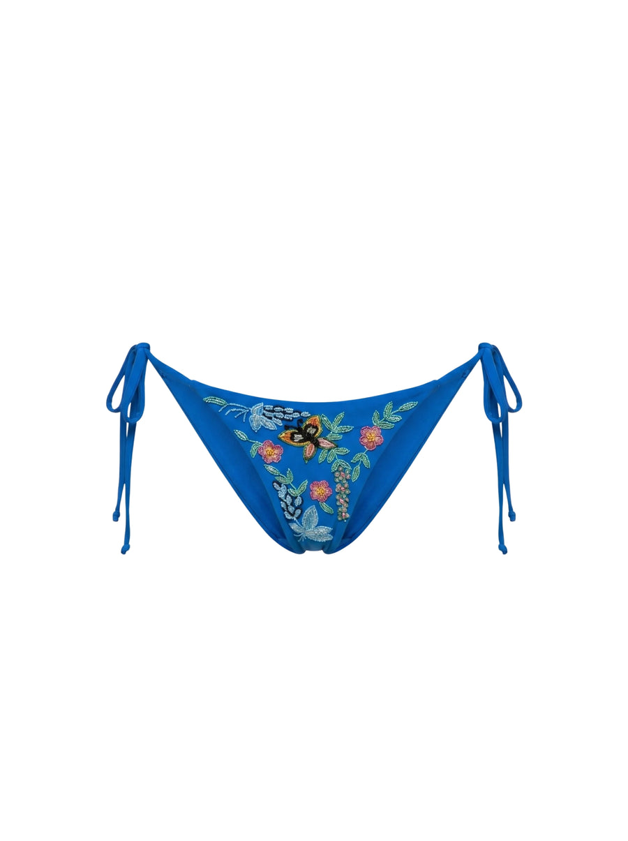 Los Angeles Hand-Embroidered Underwire Multi Color Bikini Top in Stock