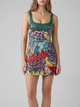 Montrose Green Mini Dress