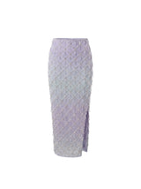 Calliope Luxury Crystal Blue Ombre Co-ord Skirt
