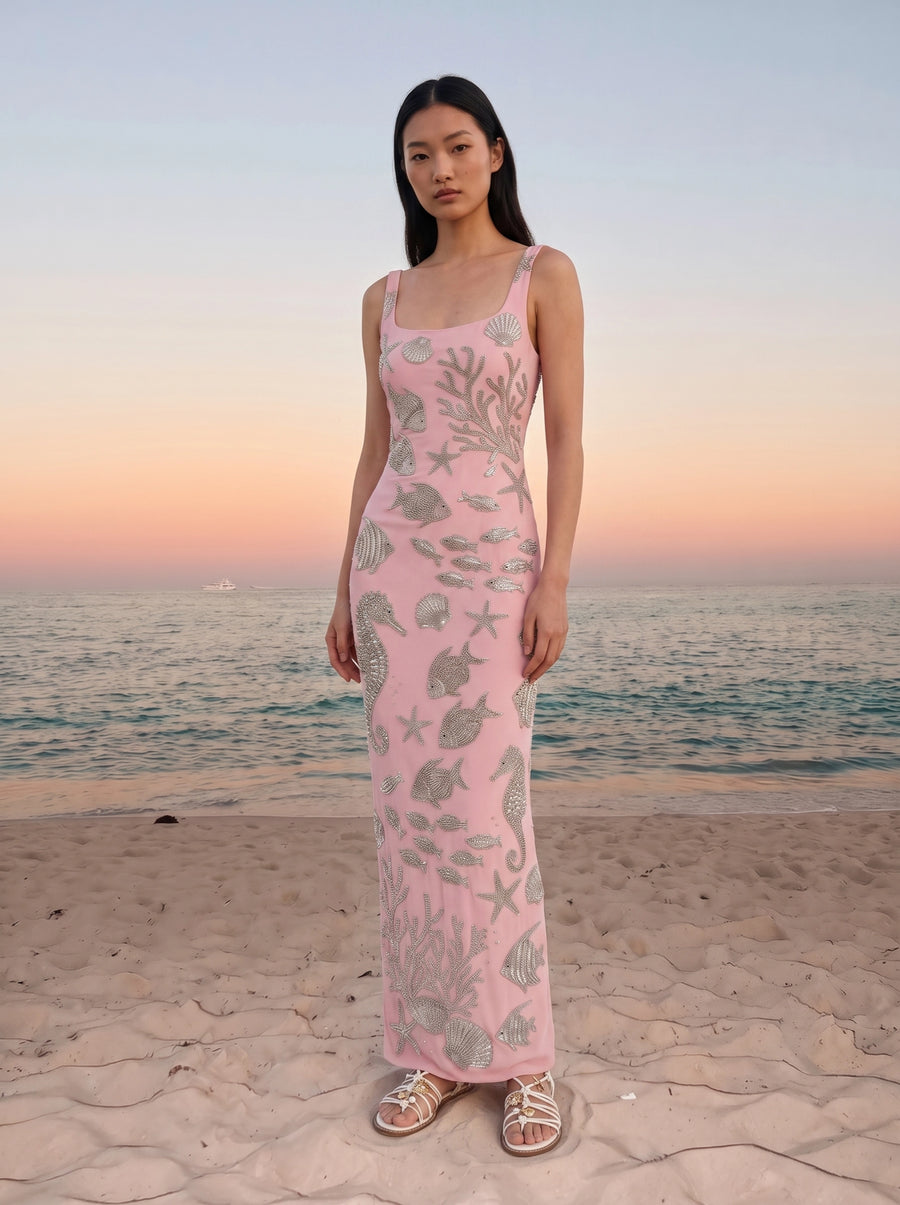 Coraline Multi Colour Long Dress