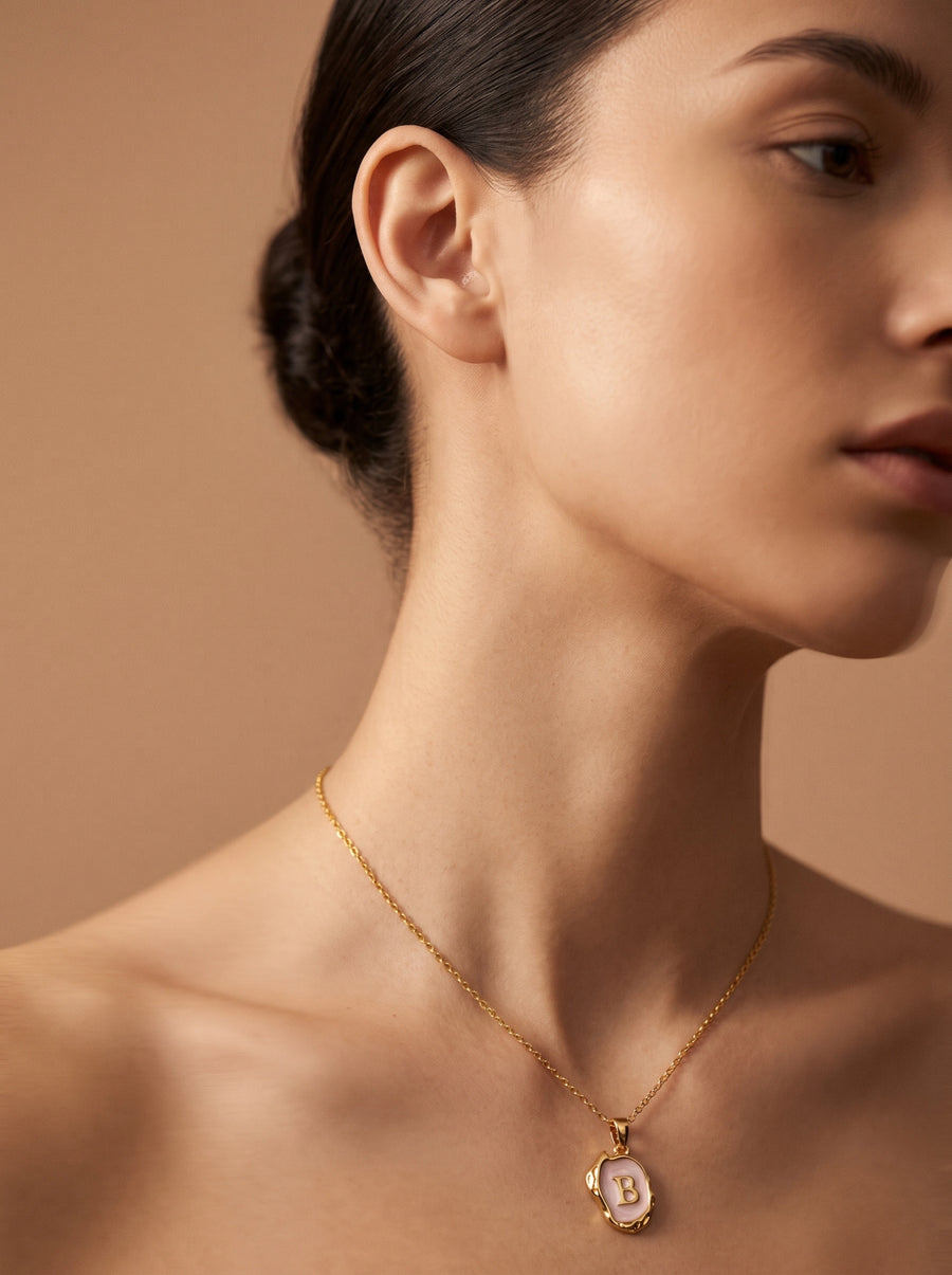 Oceanus Letter Necklace