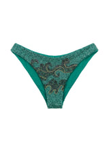 Sunrise at Sea Green Bikini Bottom