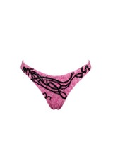 Oceanus x Bárbara Hulanicki Serpentina Pink Bikini Bottom