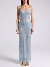 Saltwater Slip Blue Maxi Dress