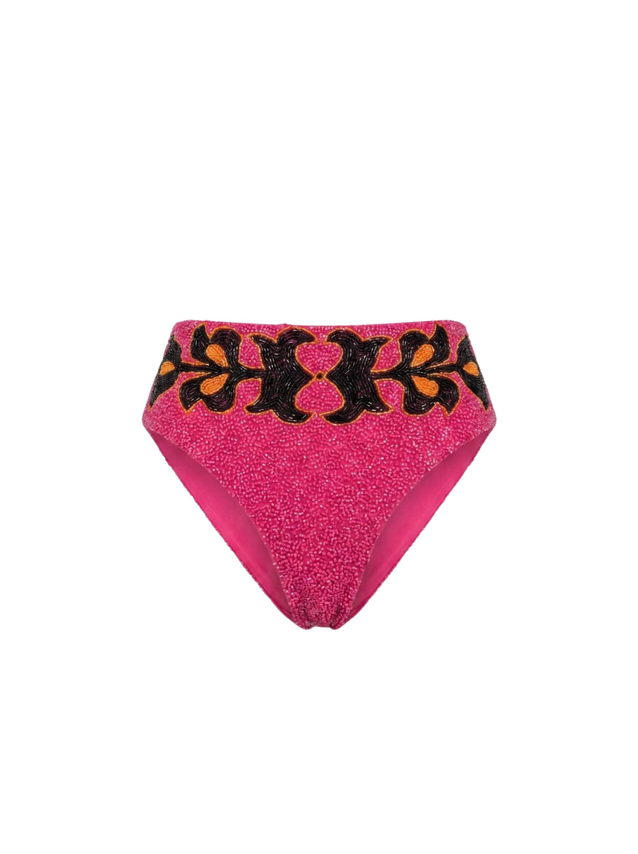 Oceanus x Bárbara Hulanicki Aria Pink Bikini Bottom