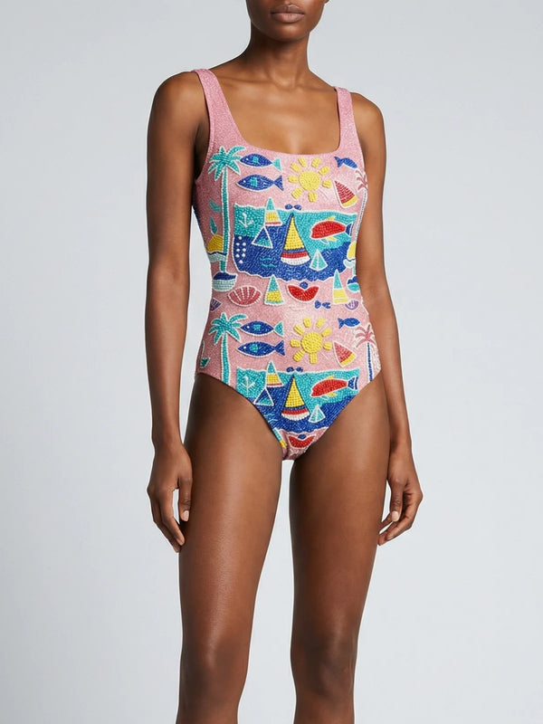 Lume Swell Pink Swimsuit