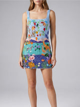 Safari Lagoon Beaded Dress