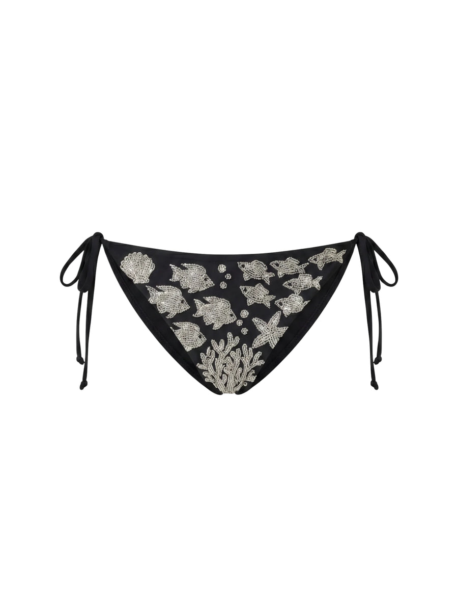 Coraline Black Bikini Top