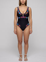 Oceanus Pearl Tide Black Swimsuit