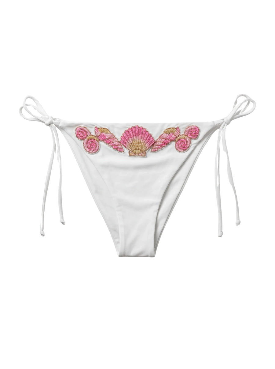 Shelby White Bikini Bottom