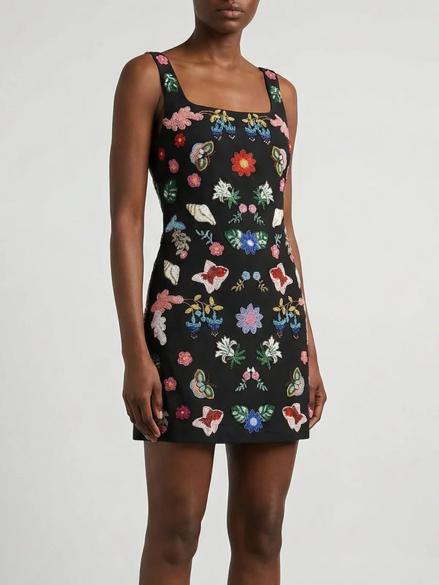 Marina Reef Dress - Black