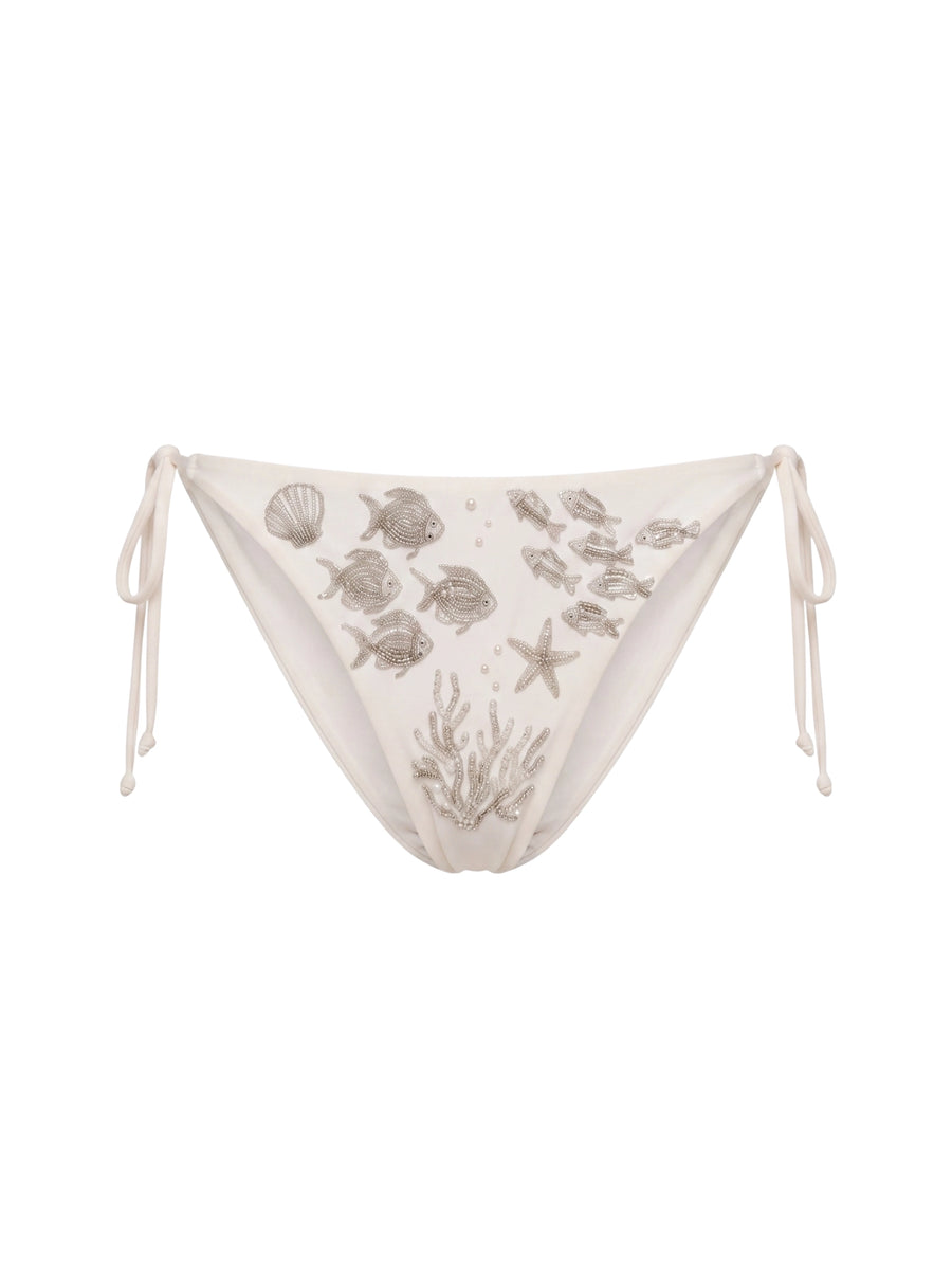 Coraline Embellished Multi Colour Bikini Bottom