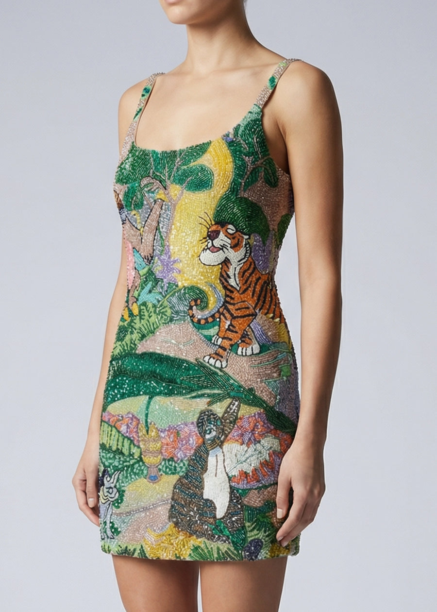 Oceanus | Disney Jungle Friends Mini Dress