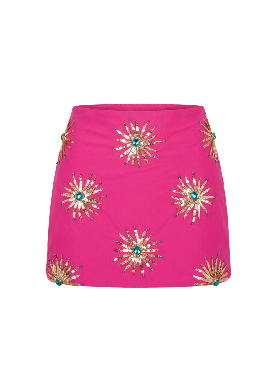 Callie Hot Pink Co-ord Skirt