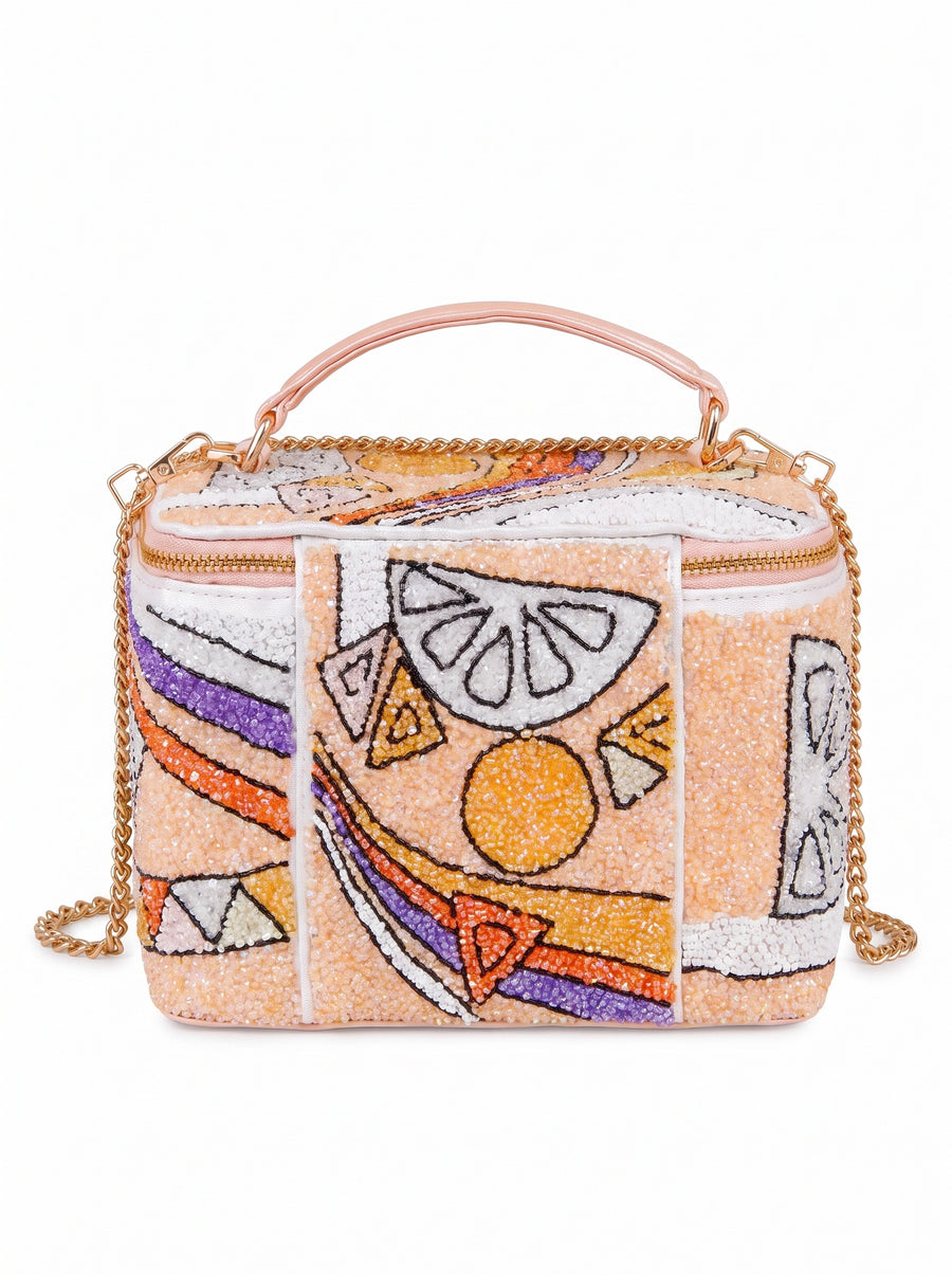 Palm Beach Orange Vanity Bag