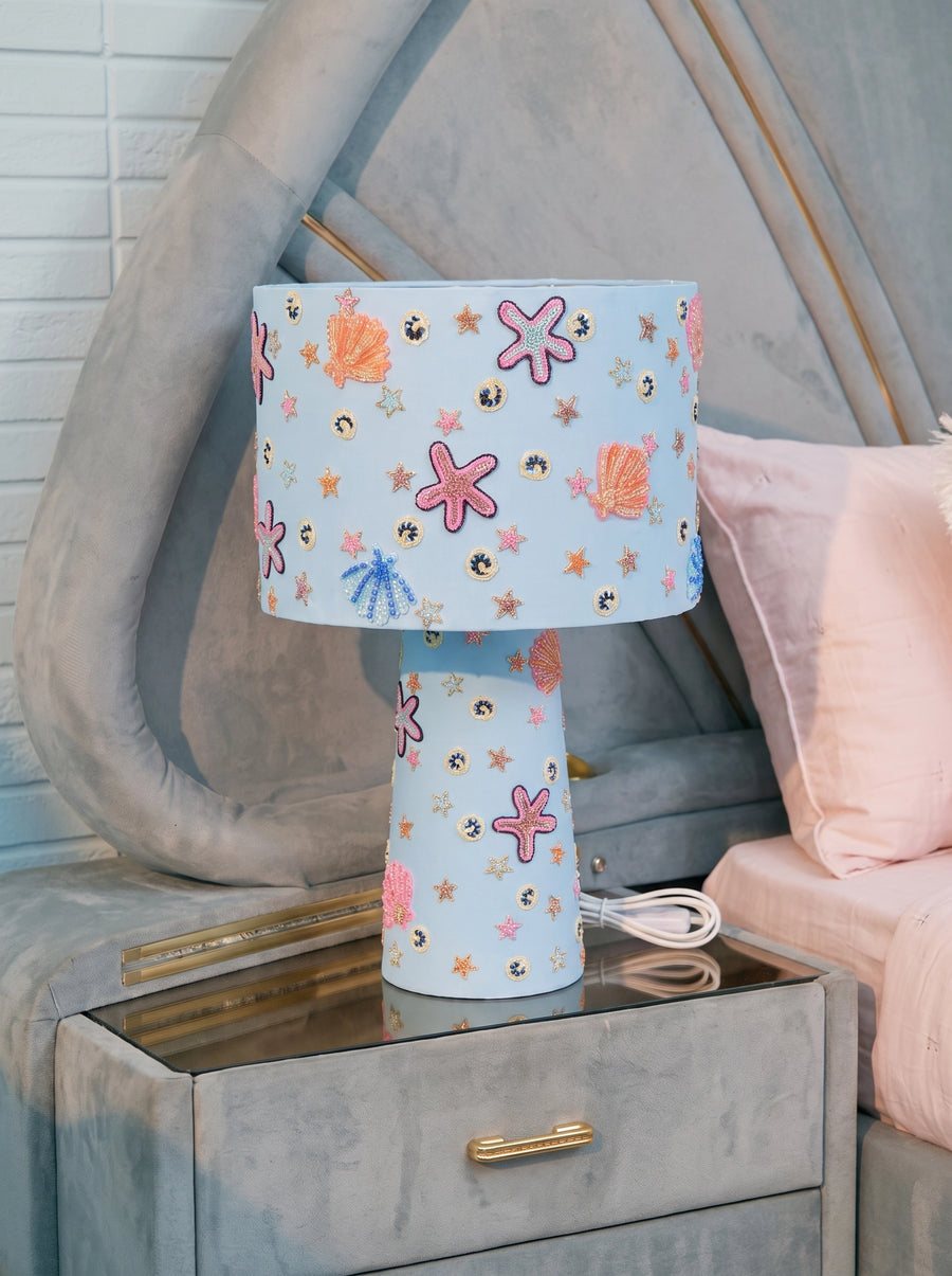 Fia Starfish Blue Lamp