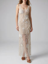 Coralie Sheer Maxi Dress