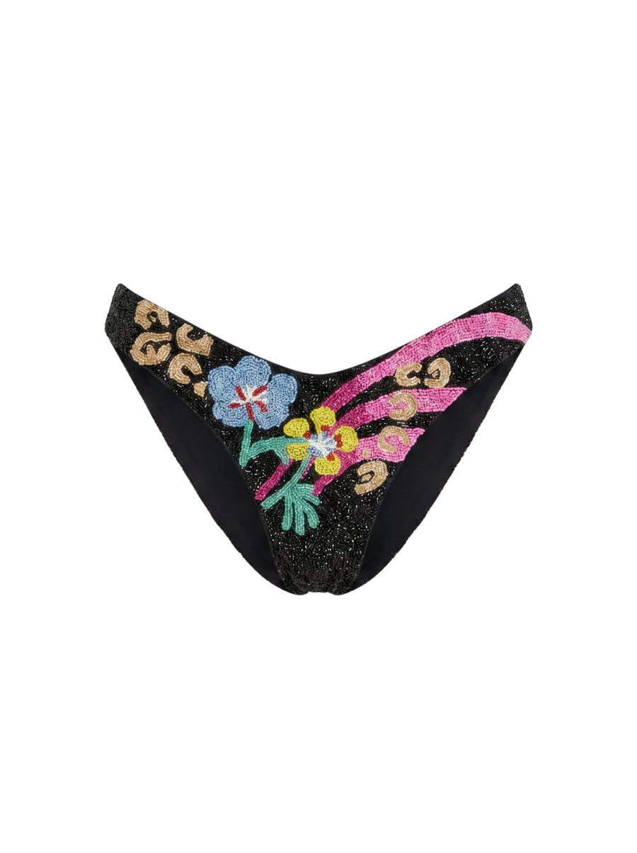 Colorful Flower Bikini Bottom
